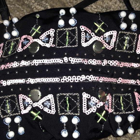 Victoria’s Secret Sequin/Beaded Bikini Top - Picture 4 of 6